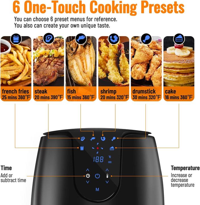 Actual product image Vpcok Direct Airfryer Hot Air Fryer