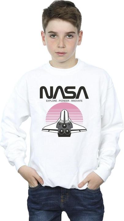 Actual product image Nasa Boys Space Shuttle Sunset Sweatshirt (140, 146)