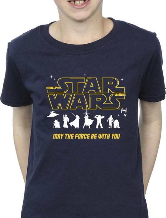 Actual product image Star Wars Boys Silhouettes Force T-Shirt (140, 146)