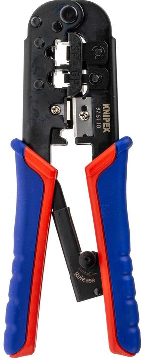 Actual product image Knipex Crimping Pliers for Western plugs (190 mm)