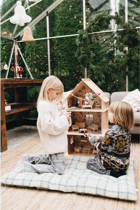 Produktbild Milin Holzpuppenhaus Vintage Flower