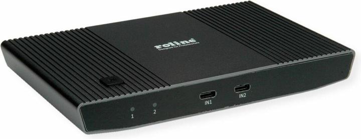 Actual product image Roline KVM switch 2-gang/dock USB-C