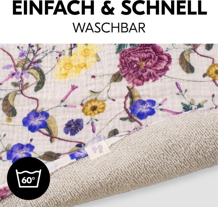 Actual product image Hauck 2in1 topper for changing mat and towel