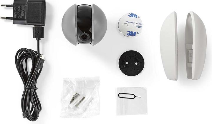 Actual product image Nedis WIFICI21CGY SmartLife Vnitřní Camera | Wi-Fi | Full HD 1080p | Náklon | (1920 x 1080 Pixels)
