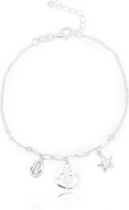 Actual product image Leyda Anklet Beach (Silver 925, 26 cm)
