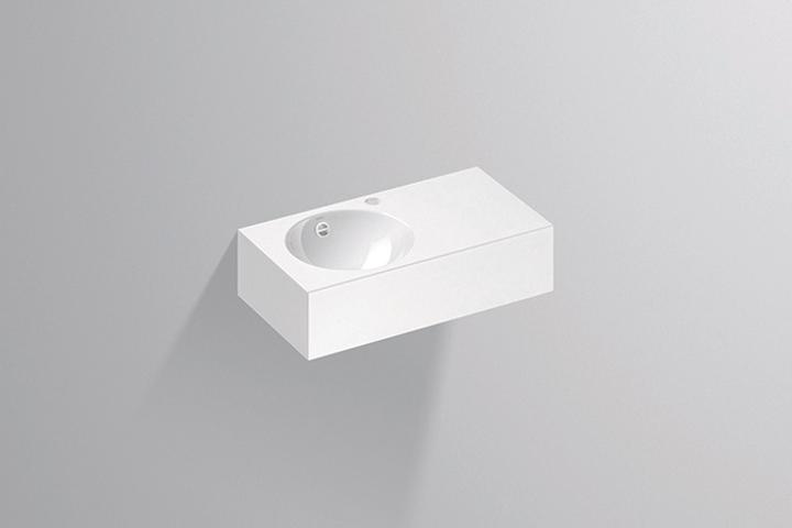 Image du produit Alape Lavabo WT.IC600H.L, rectangulaire L : 600mm H : 160mm P : 325mm, 4239200000, blanc (325 mm, 600 mm)