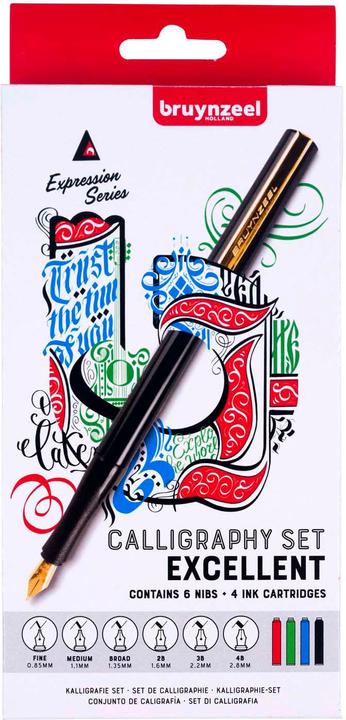 Image du produit Bruynzeel Set de calligraphie |14 pièces