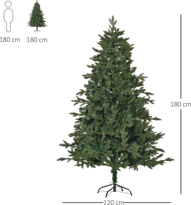 Produktbild Homcom Künstlicher Weihnachtsbaum (180 cm)