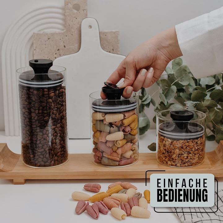 Produktbild Kitchen 3 teiliges Vakuum-Vorratsgläser-Set