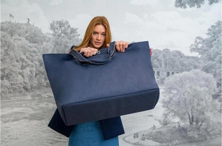 Produktbild reisenthel Tasche Classic Shopper XL Herringbone Dark Blue