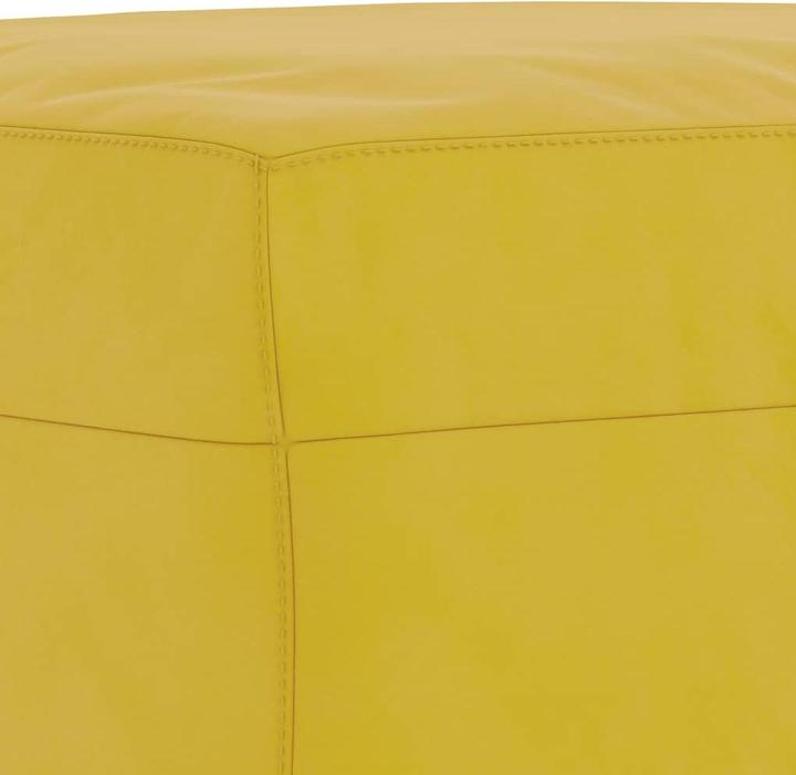 Produktbild VidaXL Sofagarnitur Sessel Sofa Couch Wohnzimmer Designsofa 4-tlg. Gelb Samt