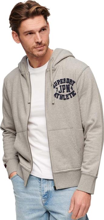 Immagine prodotto Superdry Giacca felpata Casual Vestibilità comoda Felpa con cappuccio atletica vintage con zip (M)