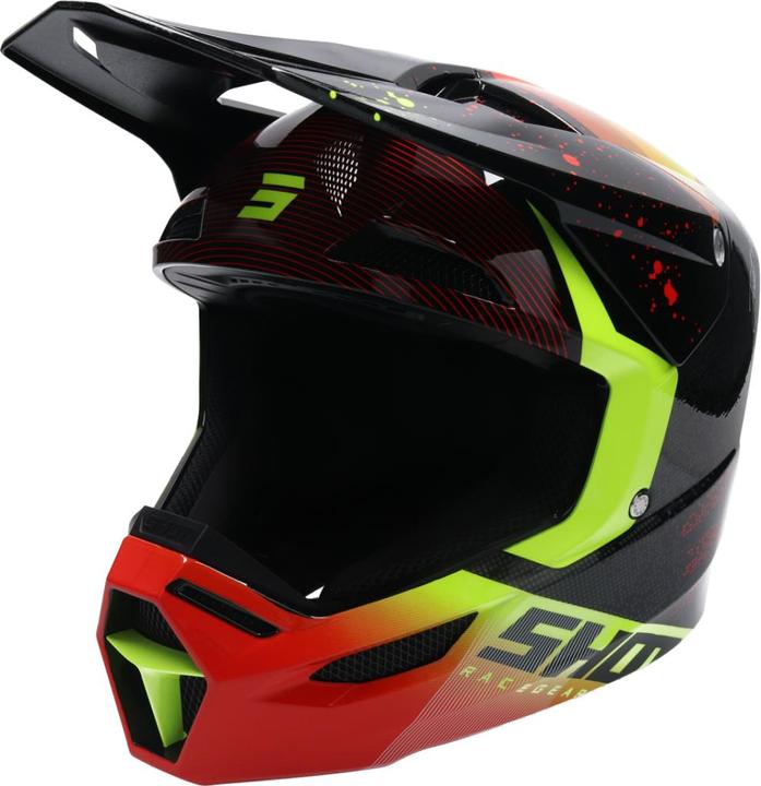 Image du produit Shot FURIOUS MATRIX KID Helm rot-schwarz S 49-50cm (49 - 50 cm)