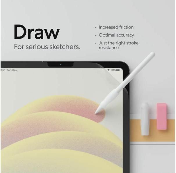 Actual product image Paperlike Screen Protector (2 Piece, iPad Pro 11 2018 (1. Gen), iPad Air 2020 (4. Gen), iPad Pro 11 2021 (3rd Gen), iPad Air 2022 (5th Gen), iPad Pro 11 2020 (2. Gen), iPad Pro 11 2022 (4th Gen))