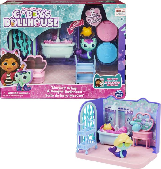 Gabby's Dollhouse Deluxe Room MerCat's Bathroom