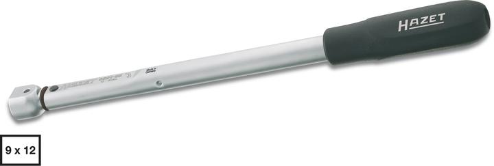 Image du produit HAZET Clé dynamométrique 6391-50 ∙ Nm min.-max.: 5 - 50 Nm ∙ Tolérance : 2% ∙ Carré femelle 9 x 12 … (5 Nm, 50 Nm)