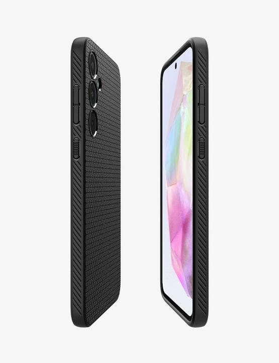 Actual product image Spigen Liquid Air Sam A35 5G czarny/matte black ACS07519 (Samsung Galaxy A35)