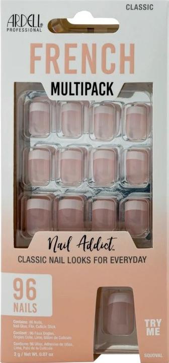 Immagine prodotto Ardell Nail Addict French Multipack Classic 96 Stk (Unghie artificiali)