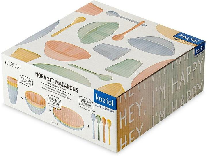 Produktbild Koziol Nora Set Macarons (16 Stück)