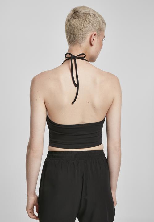 Produktbild Urban Classics Ladies Cropped Neckholder Top 2-Pack (XS)