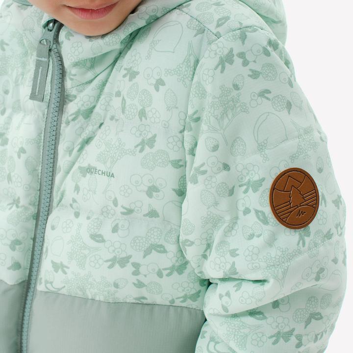 Image du produit Quechua Veste d'hiver pour jeunes enfants taille 92-116 randonnée - NH500 vert (122)