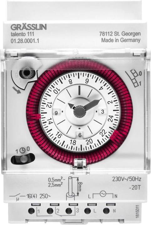 Immagine prodotto Elbro Timer AMD talento 111 1-0-Timer piombabile con morsetto a innesto
