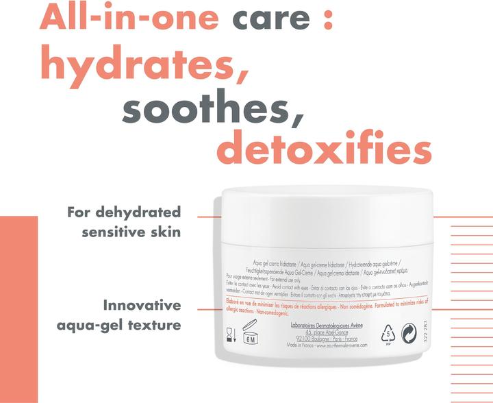 Actual product image Avène Hydrance Moisturising Aqua Gel Cream (50 ml, Face gel)
