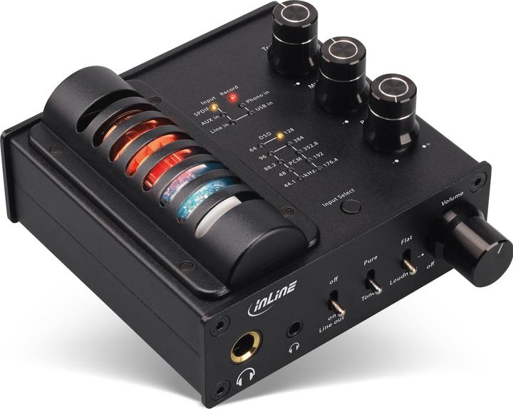 Image du produit InLine AmpUSB-EQ Hi-Res AUDIO HiFi DSD (Bass Boost)