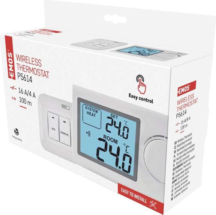 Image du produit Emos Thermostat d'ambiance P5614, manuel, sans fil