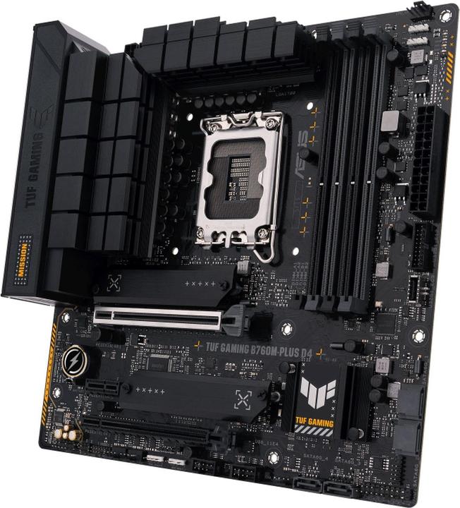 Produktbild ASUS TUF GAMING B760M-PLUS D4 (LGA 1700, Intel B760, mATX)