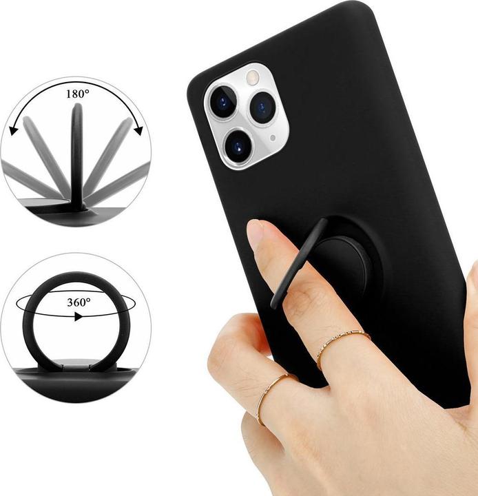 Produktbild Cadorabo TPU Liquid Ring Silicone Case Hülle (Apple iPhone 11 Pro)
