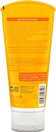 Actual product image Weleda Baby Calendula Shampoo And Body Wash (200 ml, Liquid shampoo)