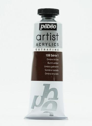 Image du produit Pebeo Artist Acrylics Acrylique extra fine (Terre d'ombre brûlée, 37 ml)