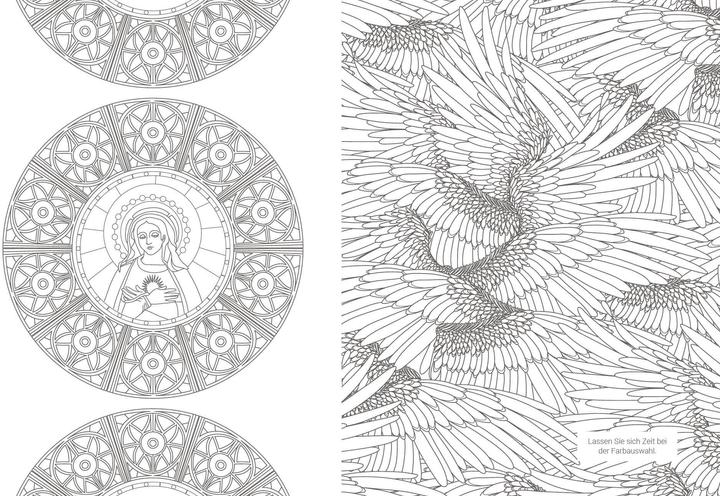 Produktbild Inspiration Engel – 50 spirituelle Motive zum Ausmalen für mehr Entspannung