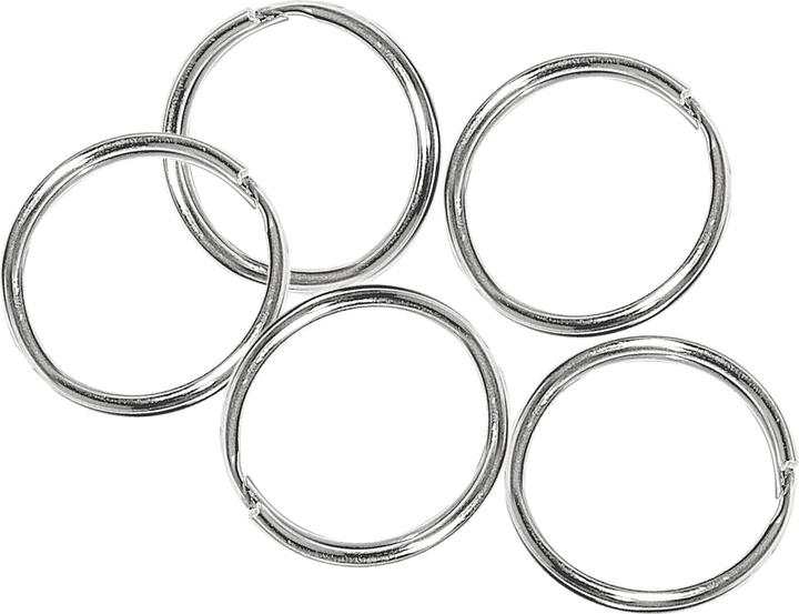 Image du produit VBS Anneaux à fente pour clés, Ø 2 cm, 5 pièces