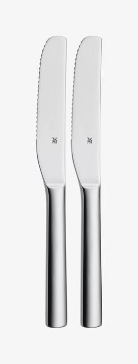 Produktbild WMF Frühstücksmesser Brunchmesser Set 2tlg Wellenschliff Nuova Edelstahl poliert (2 Stück, Messer)