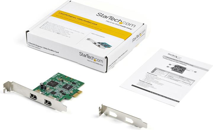 Actual product image StarTech .com 2 Port 1394a FireWire PCI Express Interface Card