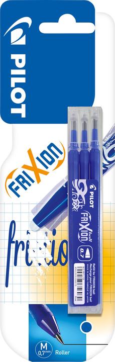 Actual product image Pilot Frixion refill set of 3 blue (Refill, Blue, 0.40 mm)