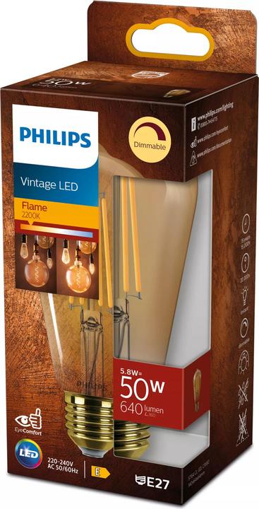 Actual product image Philips 8719514337794 (E27, 5.80 W, 640 lm, 1 x, E)