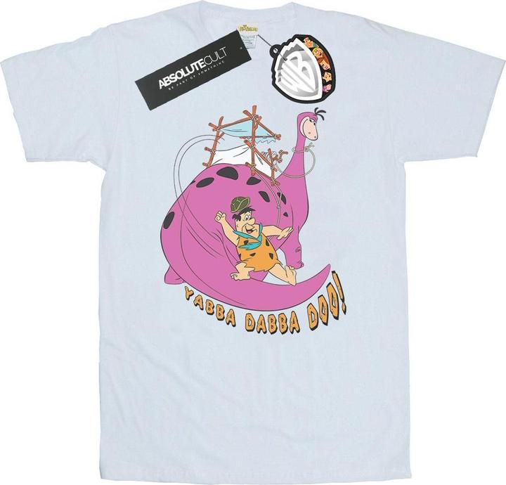 Actual product image The Flintstones Womens/Ladies Yabba Dabba Doo Cotton Boyfriend T-Shirt (3XL)