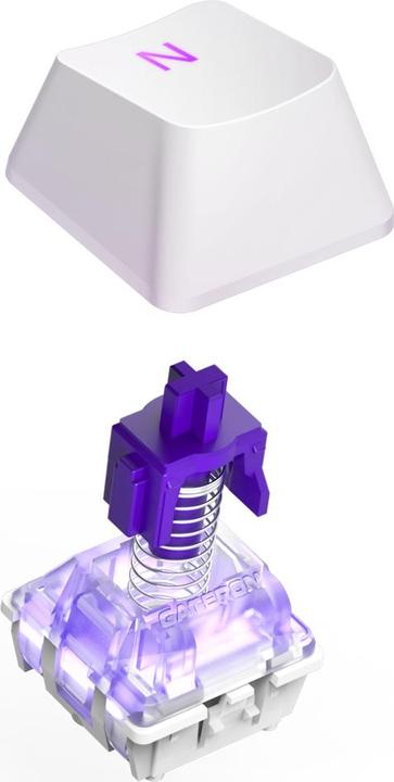 Produktbild NZXT Keyb. Function2 Full Size White KB-001NW-DE retail (DE, Kabelgebunden)