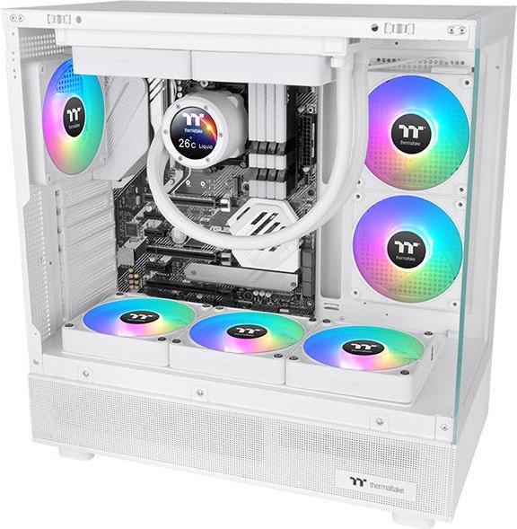 Actual product image Thermaltake TT CT140 EX ARGB Sync PC Cooling Fan 3 Pack white (140 mm, 3 x)