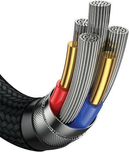 Image du produit Usams US-SJ645 U85 PD100W A+C to C+L+M 6in1 Fast Charging Cable 1.2m (1.20 m, USB 3.0)