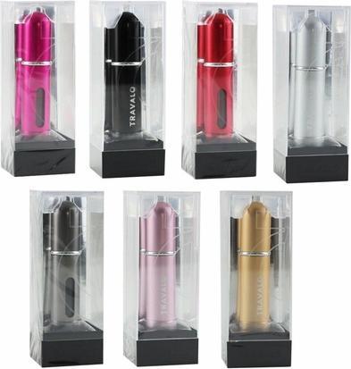 Produktbild Travalo Classic Nachfüllbares Parfüm Spray Rot 5 ml (Eau de cologne, 5 ml)