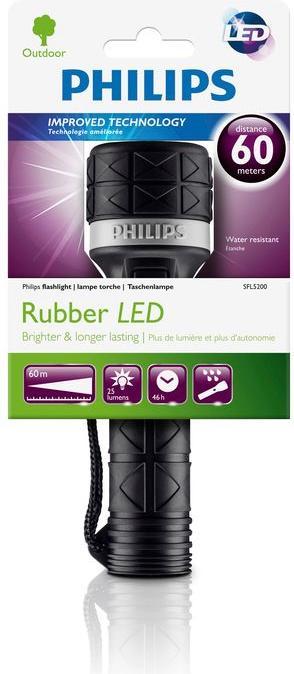 Produktbild Philips LED Flashlight Rubber (31.20 cm, 25 lm)