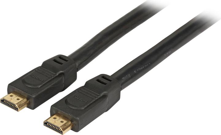 Immagine prodotto EFB Elektronik Cavo HDMI+ ad alta velocità con Ethernet 4K60Hz A-A St-St, 0,5m, nero Supporta Ultra HD / 4K 60Hz V (0.50 m, HDMI)