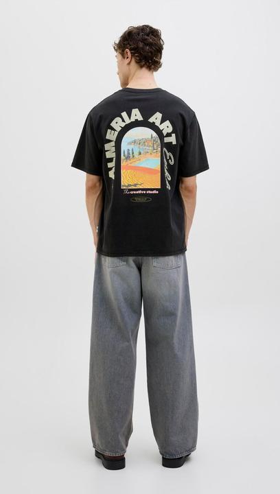 Produktbild Jack & Jones Rückenprint Rundhalsausschnitt T-shirt T-shirt (S)