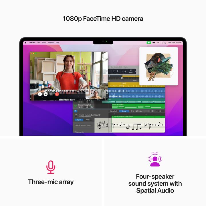 Produktbild Apple MacBook Air – 2022 (13.60", M2, 16 GB, 256 GB, CH)
