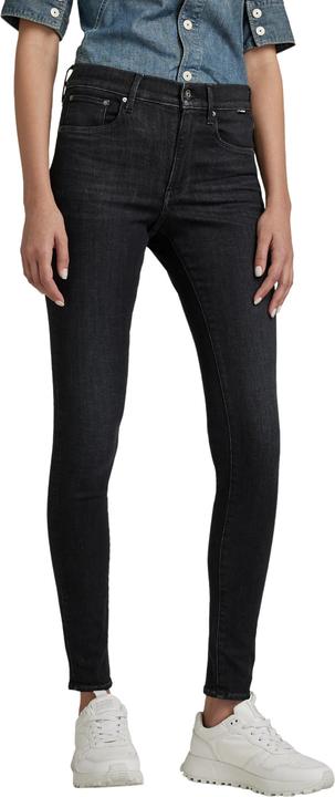 Actual product image G-Star 3301 High Skinny Jeans Superstretch worn in coal (W29/L32)