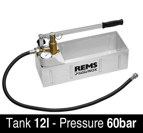 Rems Push – Pumpe Druck Prüfung manuell Push Edelstahl